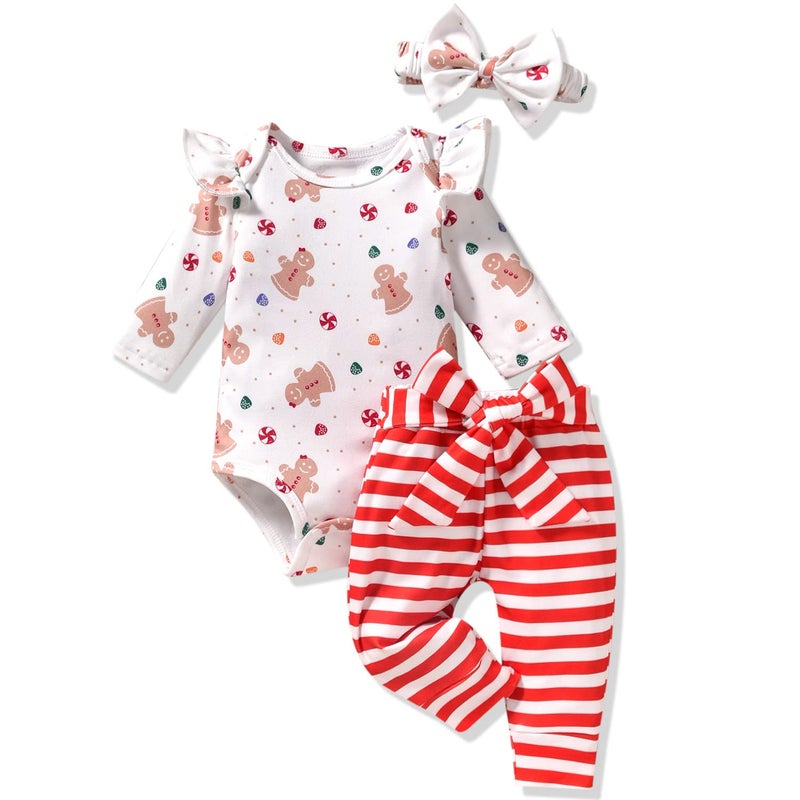 Aalizzwell 3-6 Months Christmas Clothes - Image 1